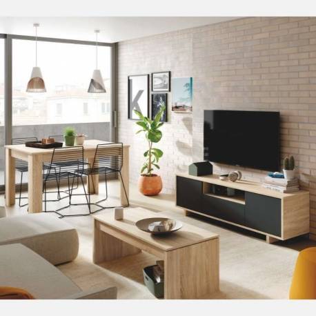 mueble-salon-tv-comedor-madera-melamina-moderno-economico-roble