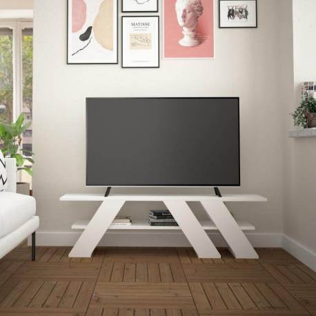 Mueble TV color blanco