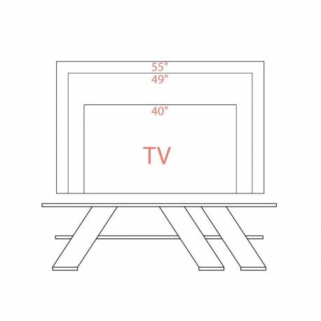 Mueble TV color blanco