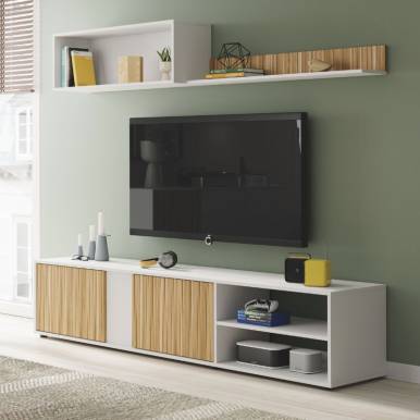 Mueble de Salon Completo 260cm color Cambrian