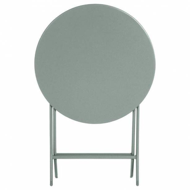 Mesa exterior Acero Verde 60x71