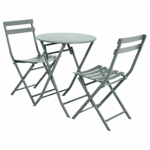 Pack mesa con sillas Metal Verde