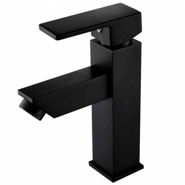 Grifo lavabo Latón Negro 12x17x4