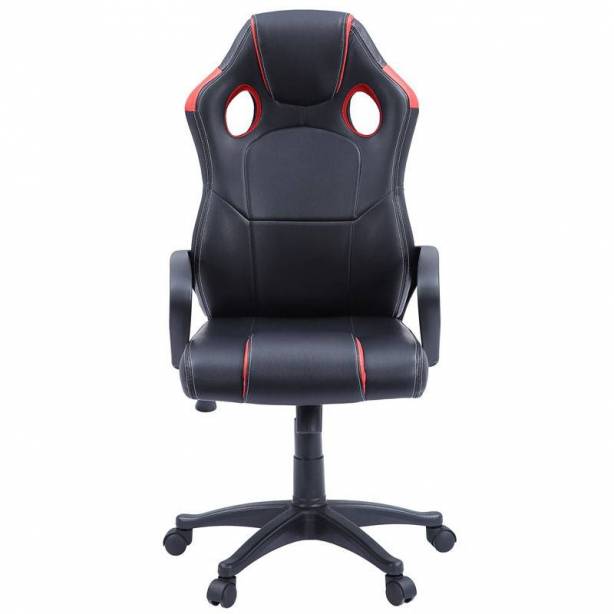 Silla Gamer Polipiel Negro - Rojo 60x125x60