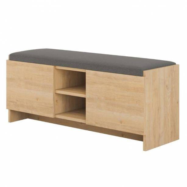 Mueble de entrada Melamina Madera Claro - Marrón 110x37