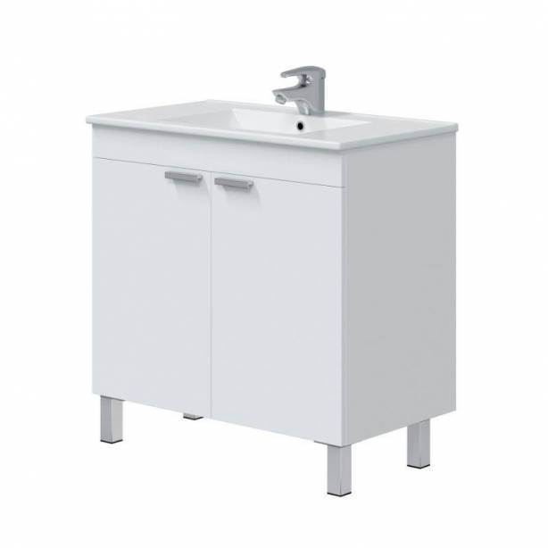 Mueble baño Melamina Blanco