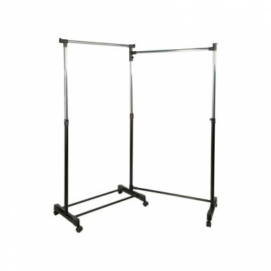 Burro de ropa Metal Gris -...