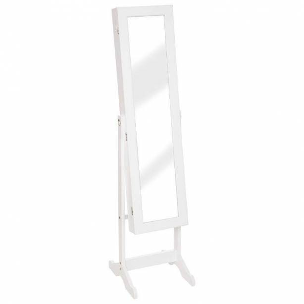 Tocador de dormitorio Melamina - Cristal Blanco 34x120x13