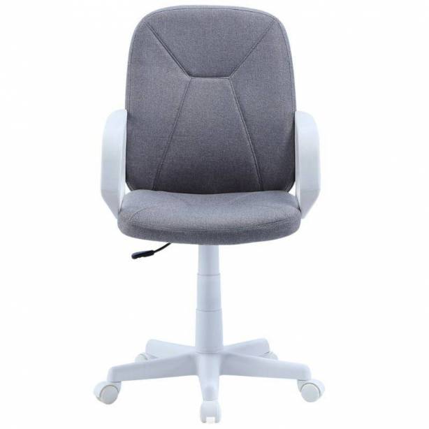 Silla oficina Tela Blanco - Gris 57x103x57