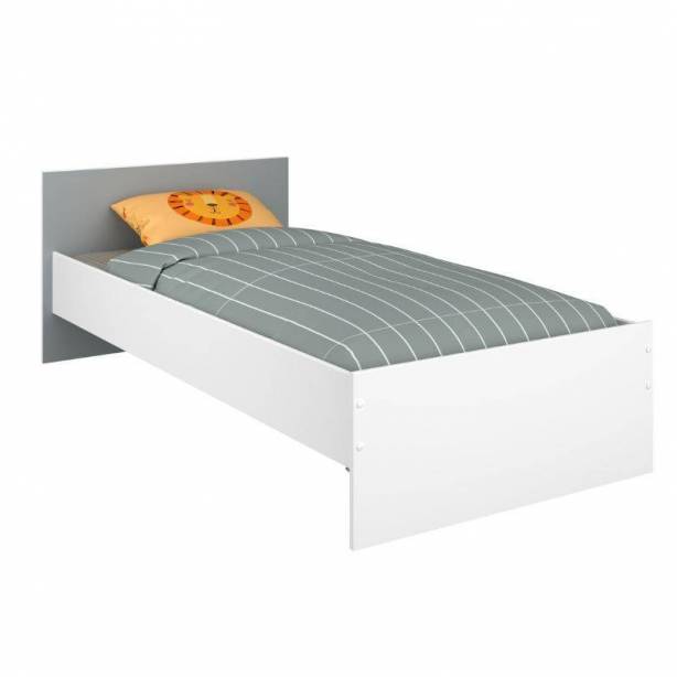 Cama Juvenil Melamina Blanco 100x67x193