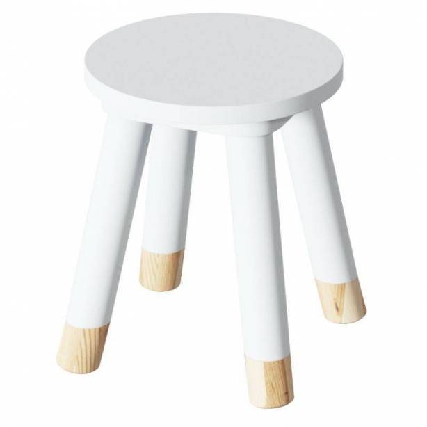 Silla infantil Melamina - Madera Blanco - Madera claro 24x27x24