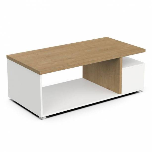 Pack muebles Salón Melamina Blanco - Madera claro