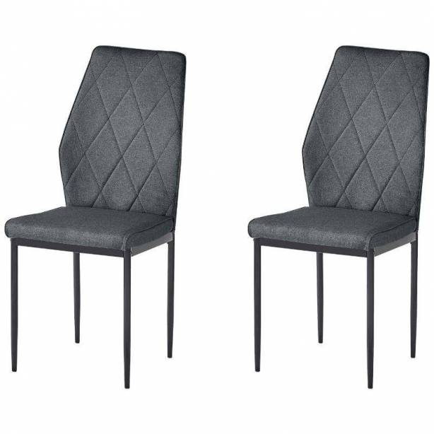 Silla Tela - Metal Gris 51x96x42