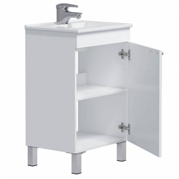 Mueble baño Melamina Blanco