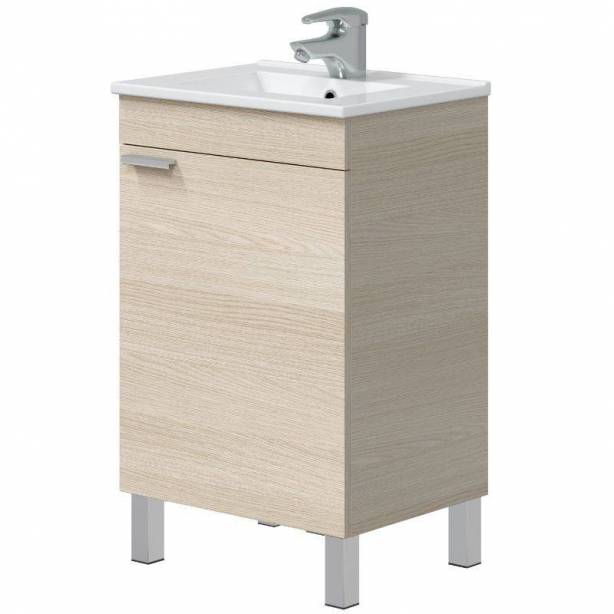 Mueble baño Melamina Madera claro