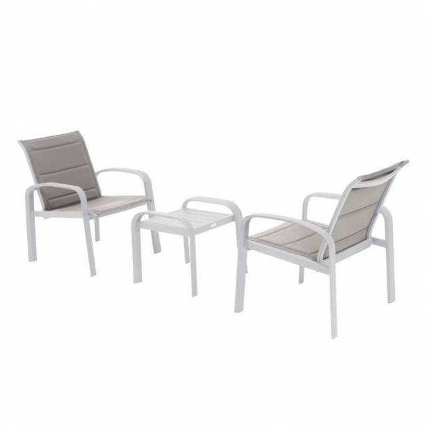 Conjunto 2 sillones con mesa de centro exterior