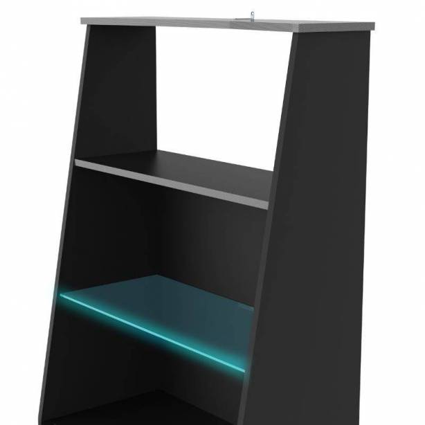 Muebles gamer negros con led