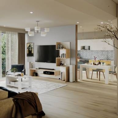 Pack muebles Salón Melamina...
