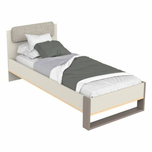 Cama Juvenil Melamina Gris 96x90x204