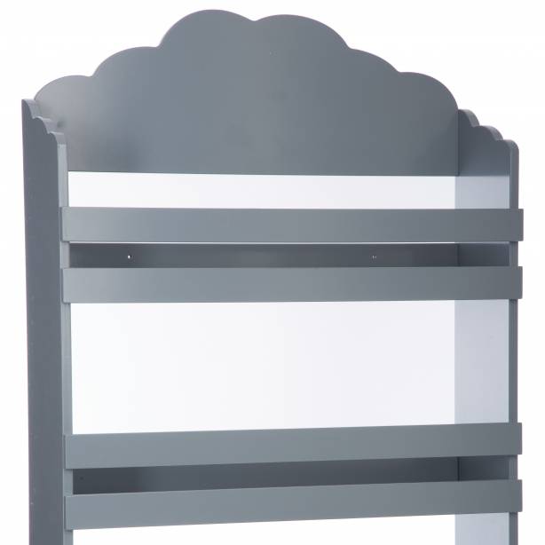 Mueble infantil Melamina Gris - Madera Claro 58x100x18