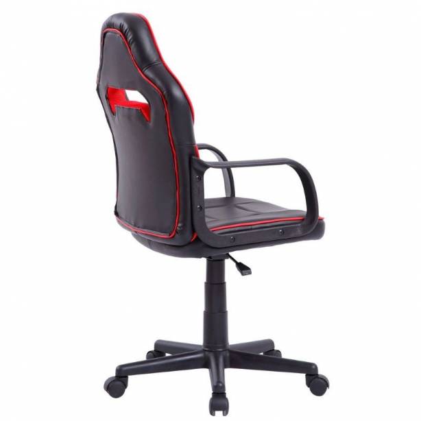 Silla Gamer Polipiel Negro - Rojo 60x98x60