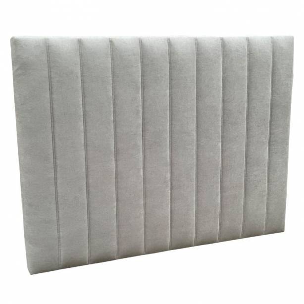 Cabecero de cama Poliéster Gris 165x120x8