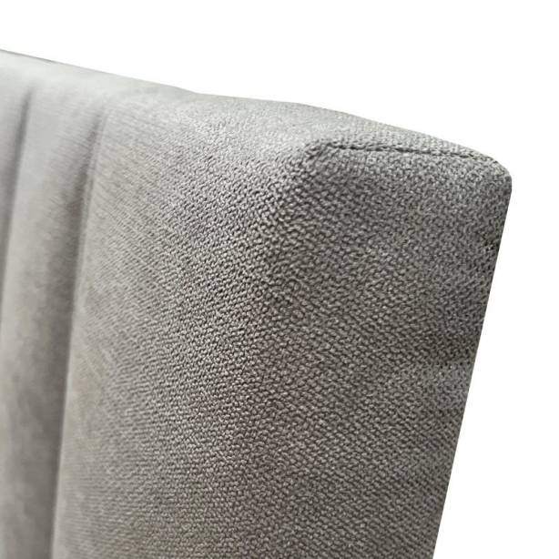 Cabecero de cama Poliéster Gris 165x120x8