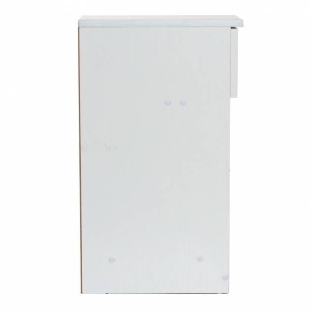 Mesita de noche Melamina Blanco 20x60x35
