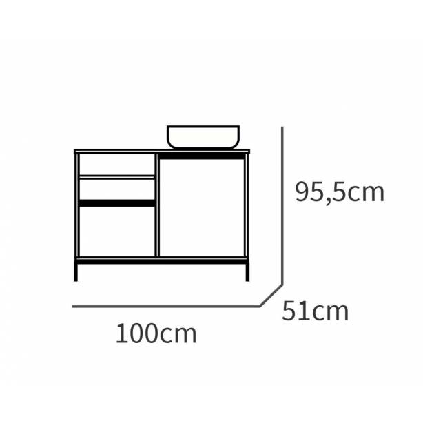 Mueble de baño Támesis (Lavabo opcional)